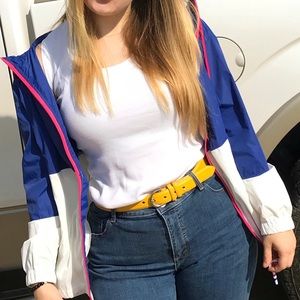 Hooded Jacket Windbreaker- LARGE